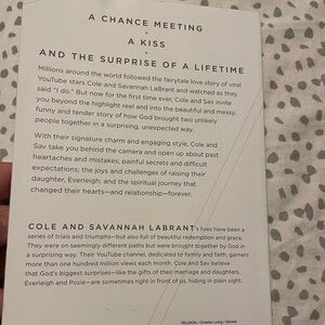 A Chance Meeting Book by Cole and Savannah LaBrant